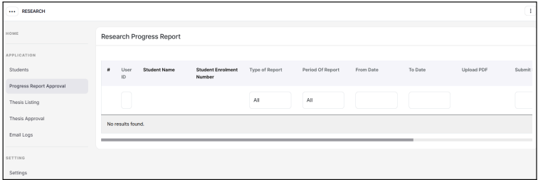 Progress report approval 1